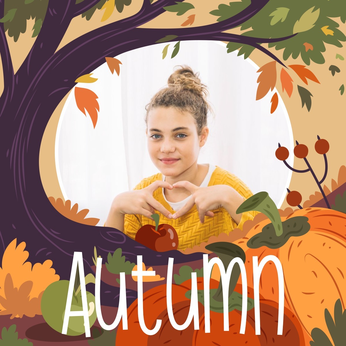 Autumn Photo frame effect