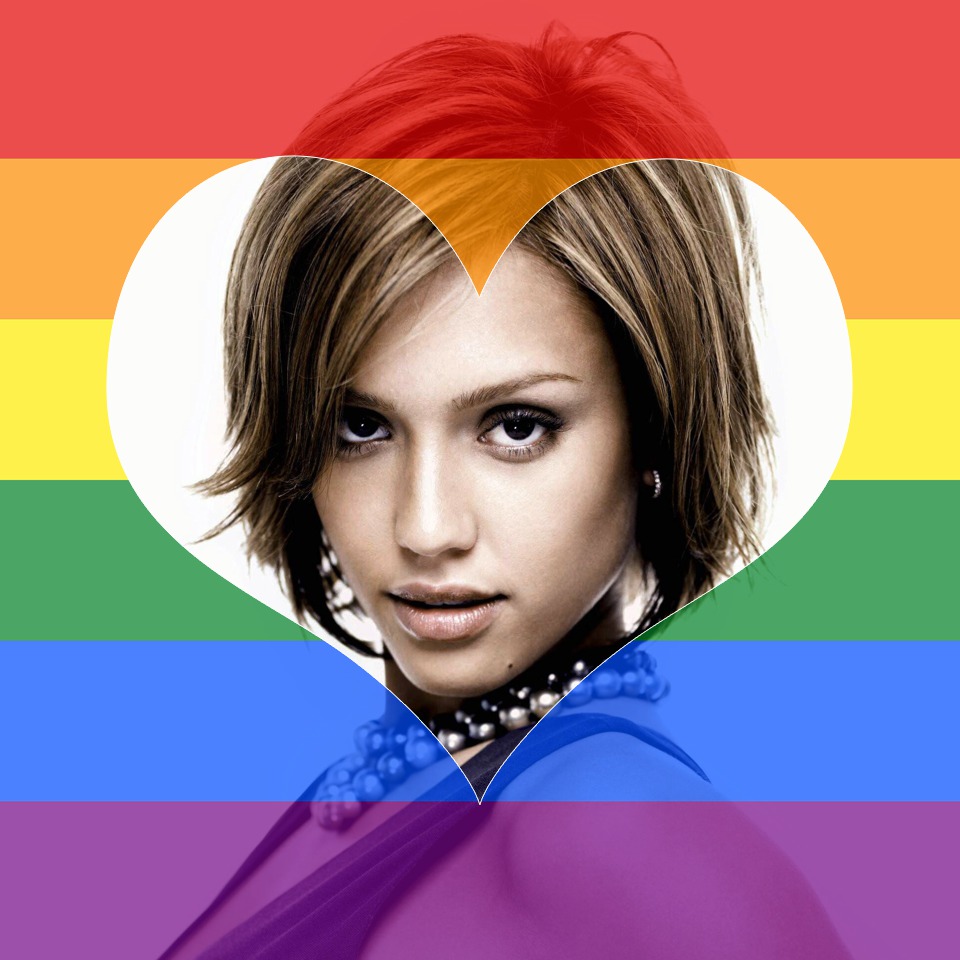 LGBT-vlag Fotomontage