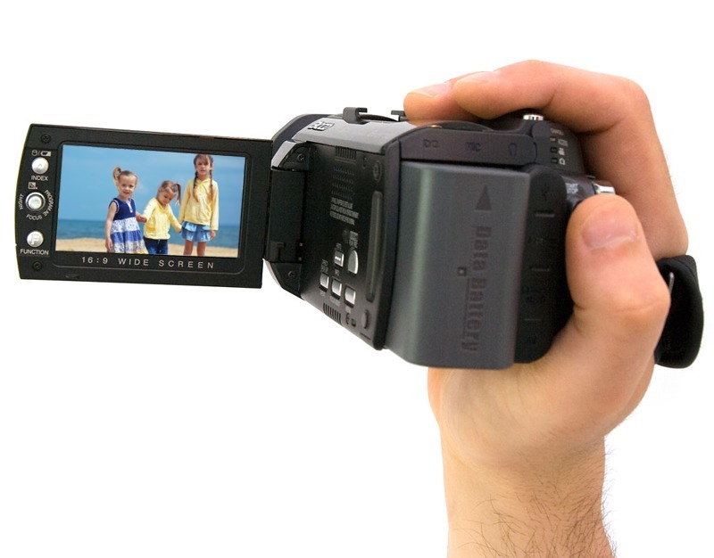 Videokamera Kamerascene Fotomontage