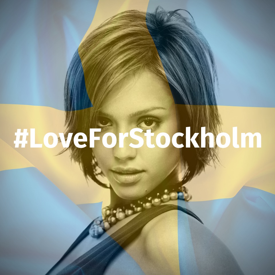 Stockholm Sverige Fotomontage