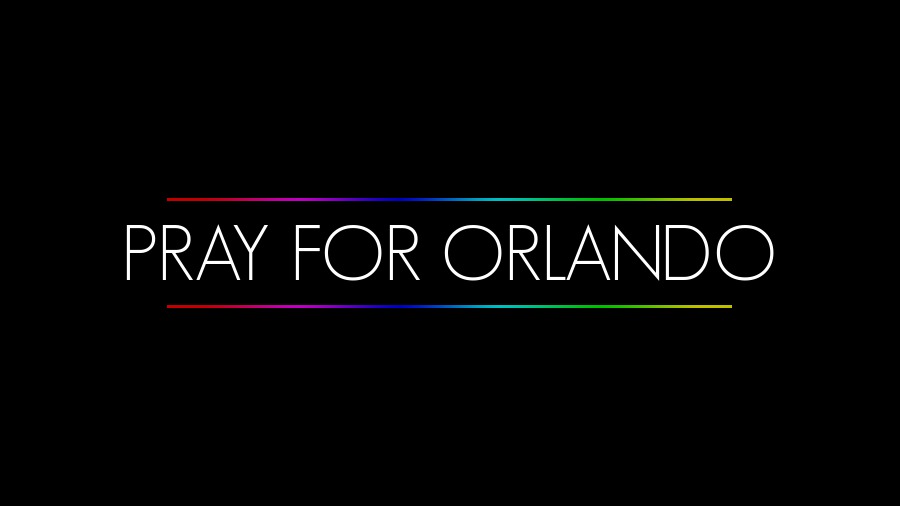 #PrayForOrland Pray For Orlando Fotomontasje