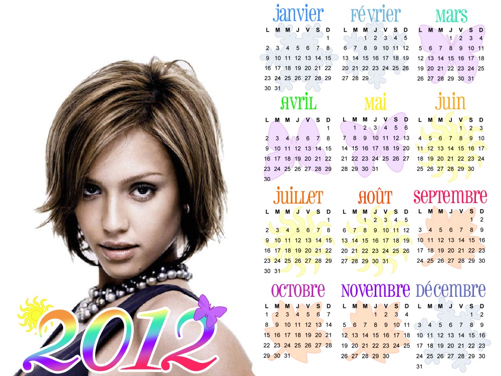 Kalendár 2012 Fotomontáž