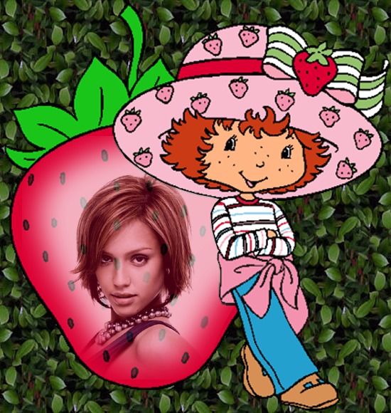 Strawberry Charlotte dječji okvir Fotomontaža
