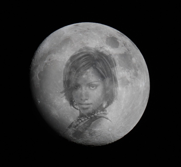 Luna Fotomontaggio