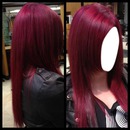 Hair red