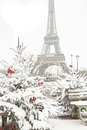 Paris sous la neige a Noel