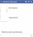 Martina i Jej  Fanka Rozmawiajają Na Facebooku