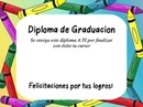 diplomas graduación