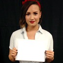 Plaquinha Demi Lovato