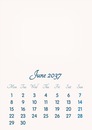 June 2037 // 2019 to 2046 // VIP Calendar // Basic Color // English