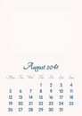 August 2041 // 2019 to 2046 // VIP Calendar // Basic Color // English