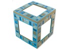 cube bleu