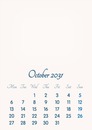 October 2031 // 2019 to 2046 // VIP Calendar // Basic Color // English