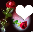 coeur et rose