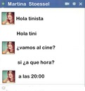 chat falso de tini stoessel