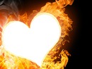 coeur en feu