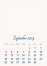 September 2023 // 2019 to 2046 // VIP Calendar // Basic Color // English