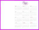 Violetta calendario 2014