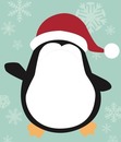 Pinguino navideño