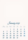January 2031 // 2019 to 2046 // VIP Calendar // Basic Color // English
