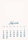 July 2040 // 2019 to 2046 // VIP Calendar // Basic Color // English