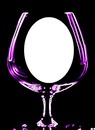 hdh-wine glass purple neon