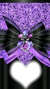 purple diamong bow