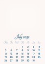July 2032 // 2019 to 2046 // VIP Calendar // Basic Color // English
