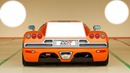 orange car