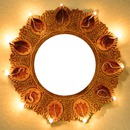 Diwali fény kör