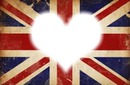coeur avec le drapeau anglais