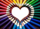 crayons coeur