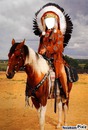 indien à cheval