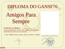 GANSF76 - DIPLOMA DE AMIGOS PARA SEMPRE