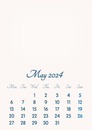 May 2024 // 2019 to 2046 // VIP Calendar // Basic Color // English