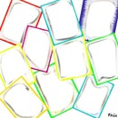 cadre multicolore
