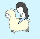 Девочка на овечке