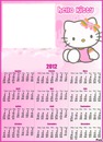 calendrier Hello Kitty 2012