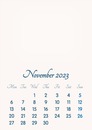 November 2023 // 2019 to 2046 // VIP Calendar // Basic Color // English