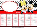 Calendario 2014 Mikey & Minnie