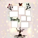 Family, árbol genealógico, 8 fotos.