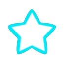 étoile bleue