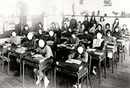 photo classe filles année 60