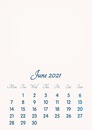 June 2021 // 2019 to 2046 // VIP Calendar // Basic Color // English