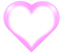 coração cor de rosa