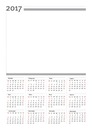 Calendar 2017 BG