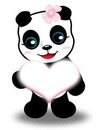 Coeur panda