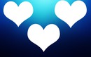 coeur amour bleu