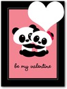 cute panda love