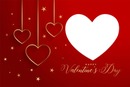 Happy Valentines day, portada corazón, 1 foto